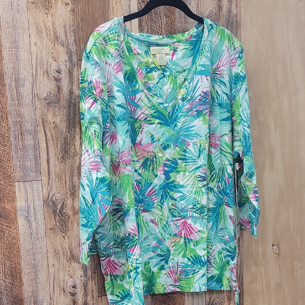 Tropical Print Women's Top